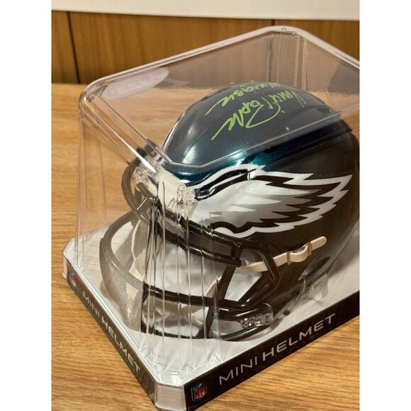 Vince Papale “Invincible” Signed Autographed Mini Helmet Philadelphia Eagles JSA - Picture 5 of 7